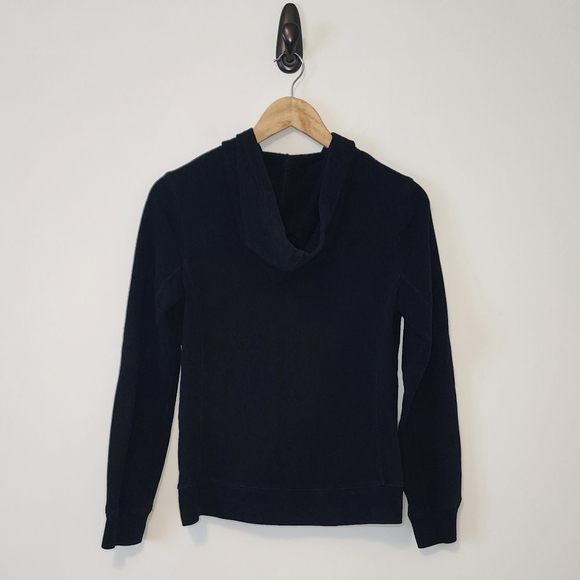 Tek Gear Long Sleeve Sweater Black Hooded Medium - Picture 2 of 3